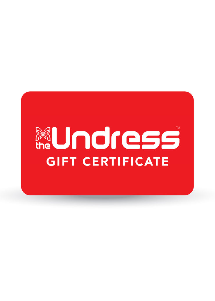 The Undress Gift Certificates
